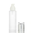  Skincare Packaging cylinder frosted white Pump Lotion Spray Bottle