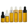 Perfume Oil Sample Glass Bottle Amber Tube Glass Vial Of Screw Cap