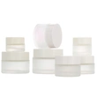 matte cosmetic packing skincare glass face cream jar