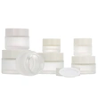 matte cosmetic packing skincare glass face cream jar