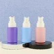 1oz empty liquid foundation bottle flat shouldern essence pump bottle
