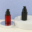 1oz empty liquid foundation bottle flat shouldern essence pump bottle