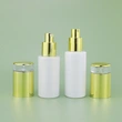 1oz colorful serum pump glass bottle for cosmetic bottle