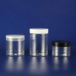 4oz empty PET cosmetic plastic jar with plastic screw cap