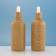 Cosmetic Serum Dropper Essential Oil Bottle with Gold Ring