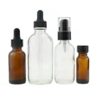 100ml amber euro dropper essential oil bottle with tamper proof cap