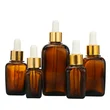 20ml 30ml 50ml Small Gold Bottle Cosmetics Glass Bottle