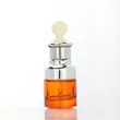 Cosmetic Serum Essential Oil Dropper Glass Bottles 30ml