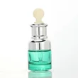 luxury serum bottle 50ml hair oil orange white cosmetic dropper bottle