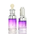 glass dropper Bottle with push top dropper cap Skincare Packaging