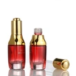 Skincare Packaging Empty push head essential oil glass dropper Bottle