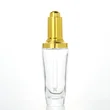 1oz frosted cosmetic glass dropper essential oil face serum bottle