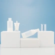 square cosmetic lotion pump bottle 1oz 50ml 30ml airless pump bottle