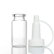 Clear Glass10ml Injectable Vials With Rubber Stopper Flip Off Cap