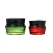 face cream container 20ml 30ml 50ml 100ml glass jar with bamboo lid