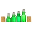 10ml Cylinder perfume roll on bottle with stainless steel roller ball