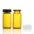 clear round child resistant glass vial small glass tube with screw cap