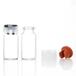 Clear or Amber Empty Glass Bottle Vial for Medical or Cosmetic 