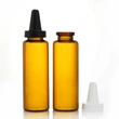  Amber Glass Tubelar Bottle Glass Vial with Tear off Cap/Tearing Lid