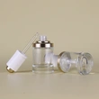 In Stock cosmetic 30ml serum cylinder flat shoulder dropper bottle