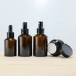 100ML Glass Bottle White Lotion Pump Bottle Cleanser Bottle