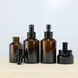 100ML Glass Bottle White Lotion Pump Bottle Cleanser Bottle