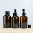 black matte perfume toner essence oil bottle glass spray pump bottles
