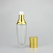 40ml 100ml glass pump bottle and glass jar for cosmetic packaging set