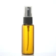 Clear Cylinder Refillable Cosmetics Serum Essential Oil Glass Bottle 