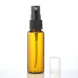 Clear Cylinder Refillable Cosmetics Serum Essential Oil Glass Bottle 