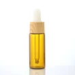 Clear Cylinder Refillable Cosmetics Serum Essential Oil Glass Bottle 