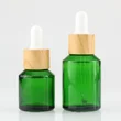  30ml Bamboo Lid Frosted Glass Essential Oil Bottle Dropper Bottle