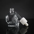 Beard Oil Dispenser 30ml Customization Skull Shaped Oil Dropper Bottle
