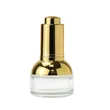  UV gold1oz customized glass dropper essential oil bottle