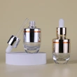 Rectangle Glass Dropper Bottles with Pipette aluminum Cap