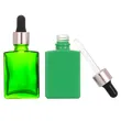 square 30ml colorful dropper oil bottle
