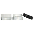  frosted glass cap cosmetic cream jar/container cosmetic packaging