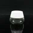 natural Packaging 30gclear frosted glass jar  skincare container
