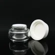 natural Packaging 30gclear frosted glass jar  skincare container