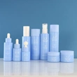 Cosmetic packaging 100ml glass spray bottles set frosted glass bottle
