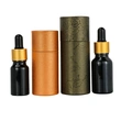 serum essential oil dropper glass bottle with paper tube