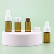 Cosmetic Colorful 3ml 5ml 2ml 1ml mini glass dropper bottle
