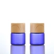 wholesale luxury 5ml clear  blue glass bottle with dropper cap 