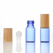 blue 10ml essential oil roll on perfume glass roller bottle