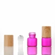 essential oil  Frosted Clear Amber Roll On Ball Glass Roller Bottle