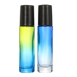 bottle with stainless ball and aluminum cap hot stamping roller bottle for perfume