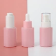 Eco-friendly empty frosted glass spray bottle for skin care