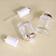 Custom 30ml Transparent Essential Oil Glass Dropper Bottle