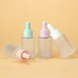 cosmetic face serum glass dropper bottle