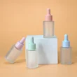 cosmetic face serum glass dropper bottle